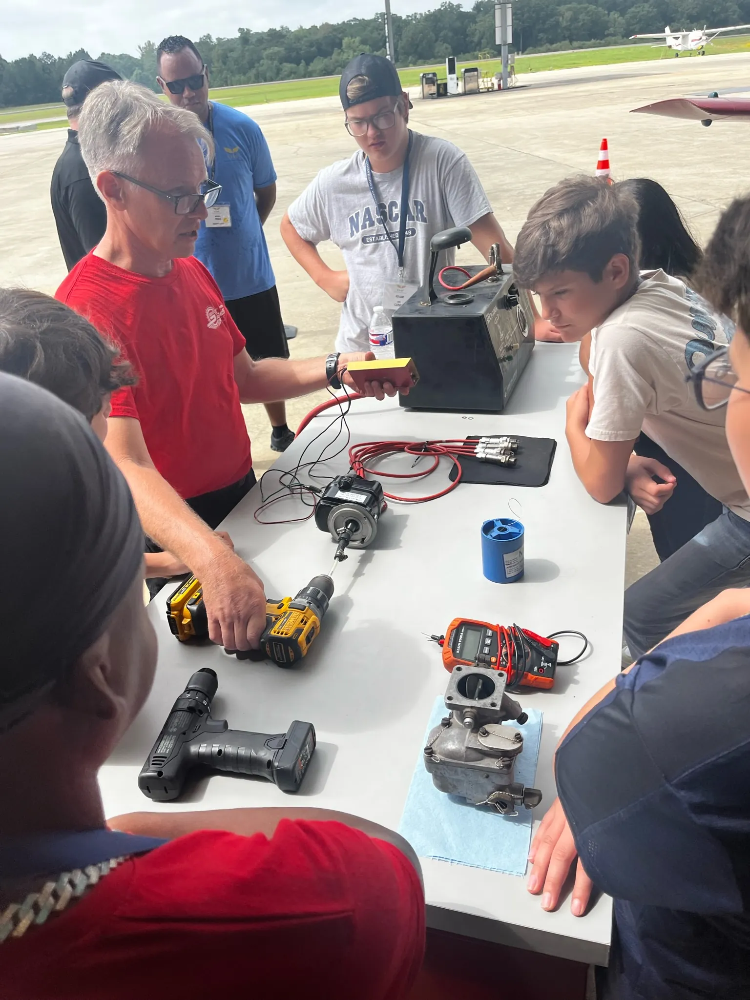 Students gather at an OAF community event